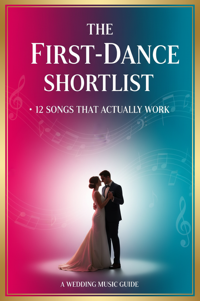 The First-Dance Shortlist · 12 Songs That Actually Work